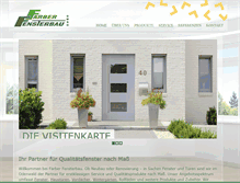 Tablet Screenshot of faerberfensterbau.de